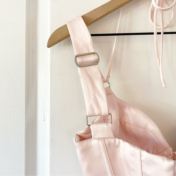 HOUSE OF CB Marsha Ballet Pink Satin Corset Bodycon Mini Dress XS - Picture 10 of 15